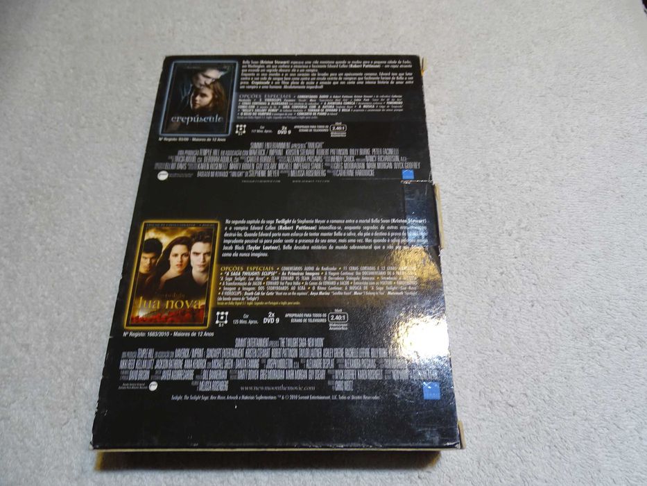 DVD Pack-Crepúsculo/Lua nova-Edições de 2 discos