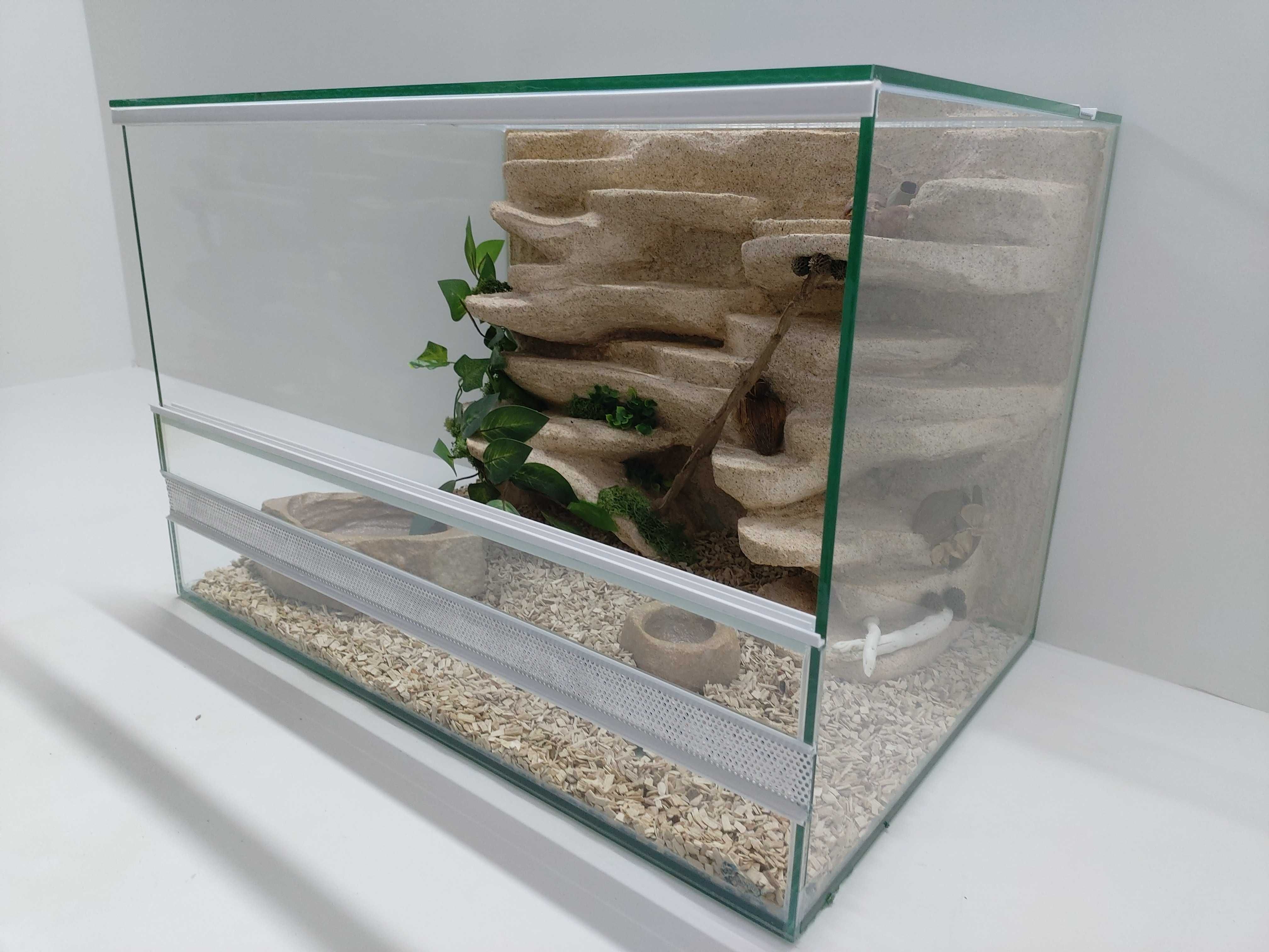 Ścianka do terrarium dla gekona lamparciego, Ś01P, AquaWaves