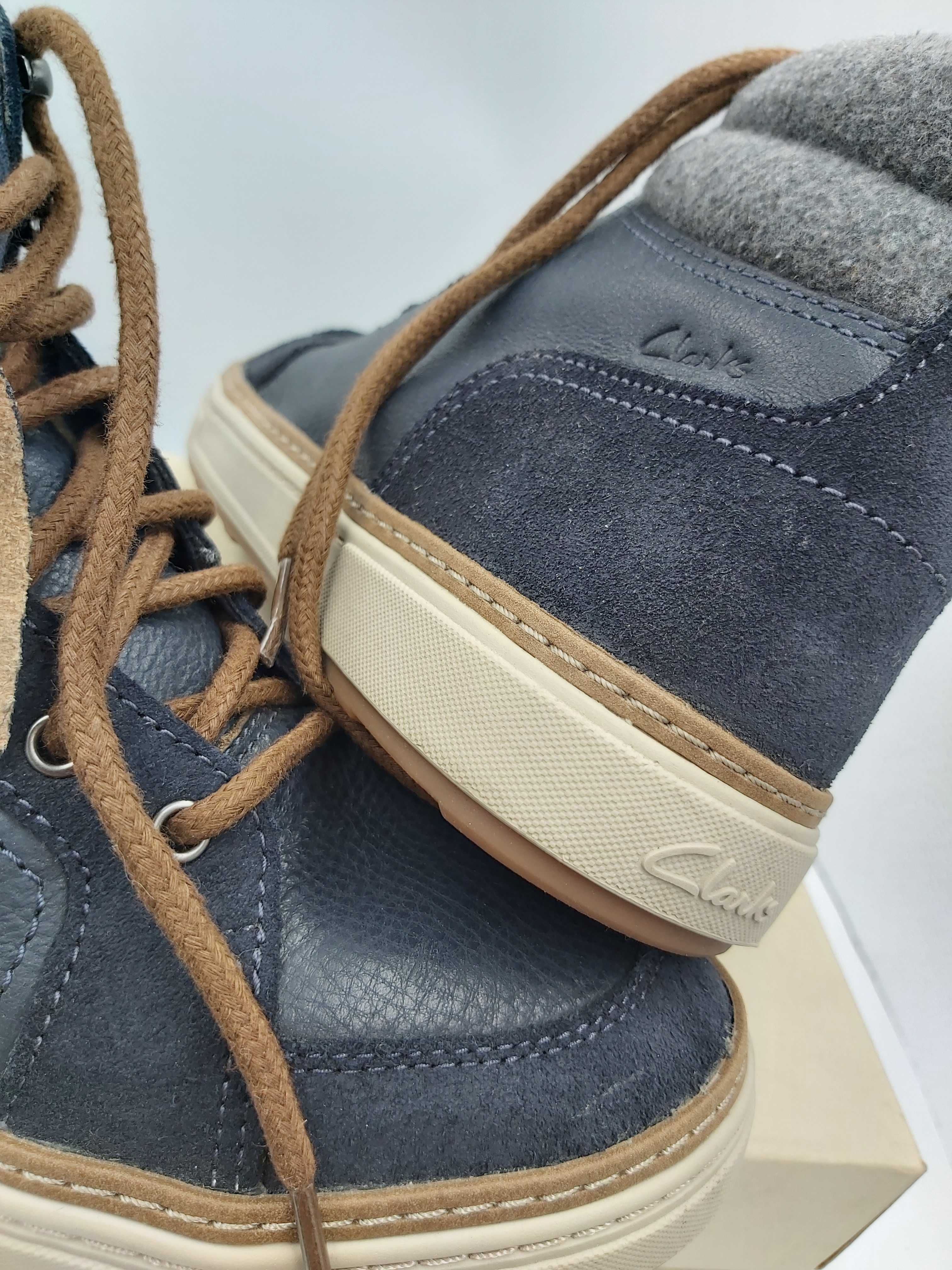 Sneakersy CLARKS lorsen botki buty rozmiar 40 hranat