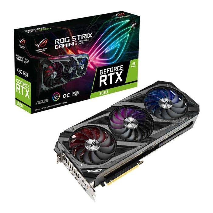Продам 8 Видеокарт Asus GeForce RTX 3080 ROG Strix OC 10GB