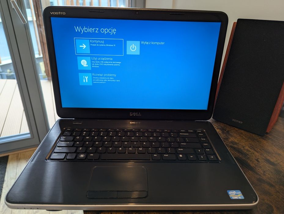 Laptop Dell Vostro 2520 i5-3210M 8GB 120GB SSD WIN 10 uszkodzony ekran
