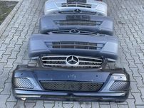 Бампер передній решітка віто віано Mercedes Vito 639 Viano V-Class