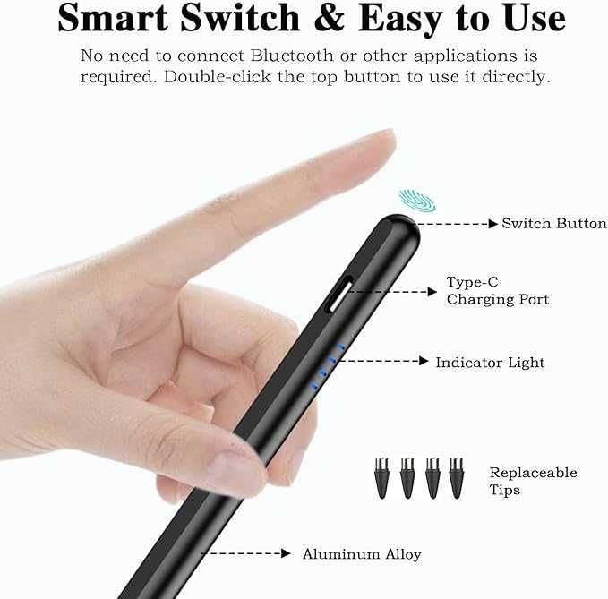 Rysik Stylus Pen Uniwersalny iPad Android Aktywny do Tabletu Telefonu