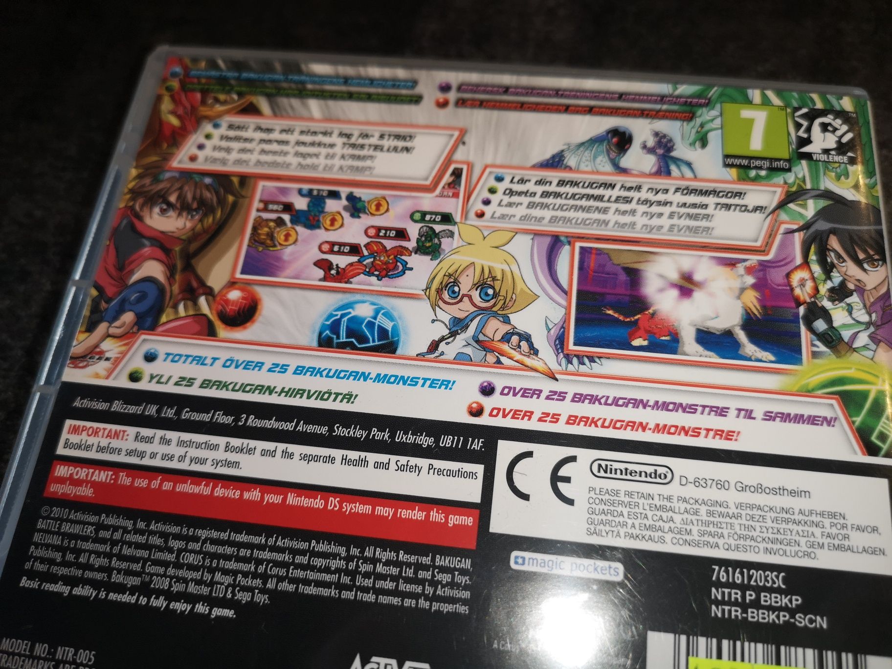Bakugan Battle Trainer DS NINTENDO gra ANG (komplet) kioskzgrami Ursus