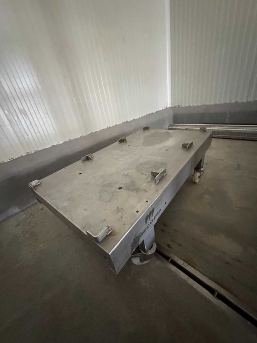 Carrinho Industrial em Inox para Caixas (Base: 3 Caixas – 123x73x37cm)