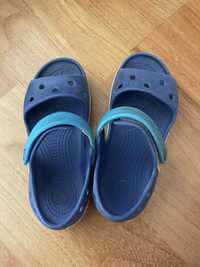 Crocs 12 niebieskie sandaly 29-30