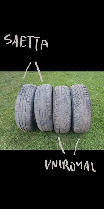 Opony letnie 175/65 R14 2x Uniroyal 2x Saetta touring