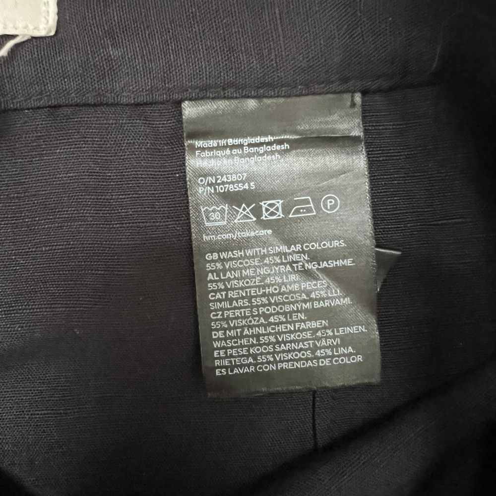 Брюки палаццо льон+вискоза H&M 34