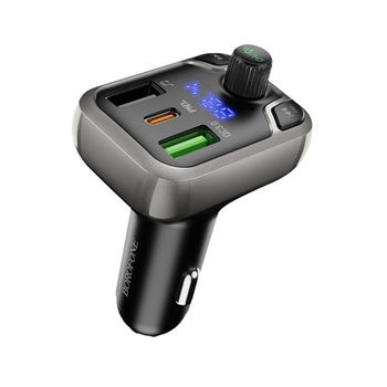 Transmiter FM BC38 Flash MP3, Bluetooth - Typ C + 2x USB+microSD 20Wat