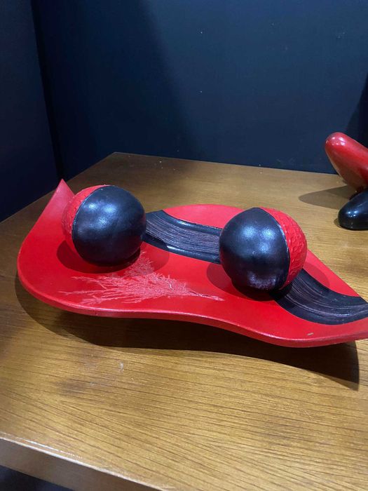 12 Peças de Decoração Vermelhas