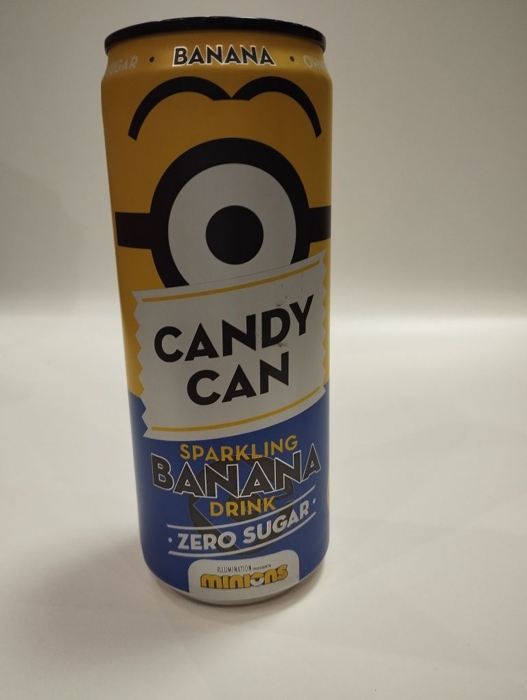 Minionki napój bananowy bez cukru sparkling