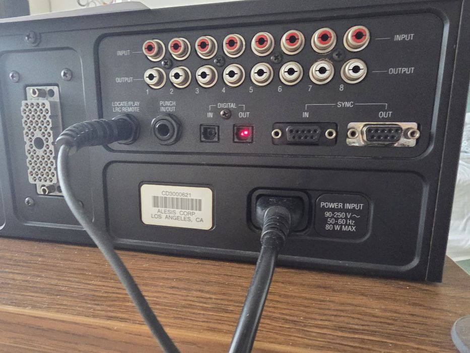 DAT 8 ścieżkowy rejestrator dźwięku Alesis XT ADAT