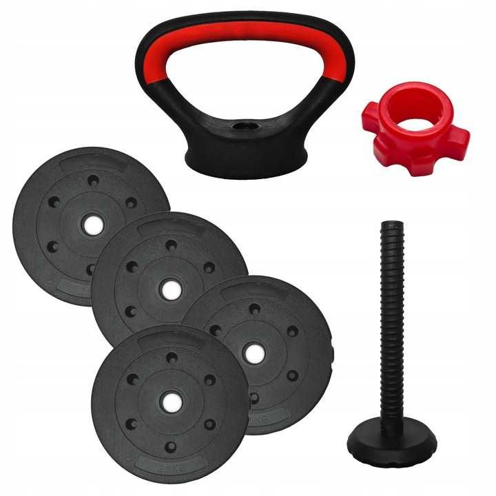 KETTLEBELL BITUMICZNY 10 KG Regulowany hantle kettel kettla kula