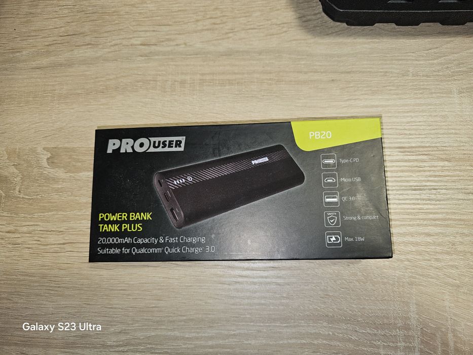 Powerbank PROUSER TANK PLUS PB20 Nowy Niemiecki