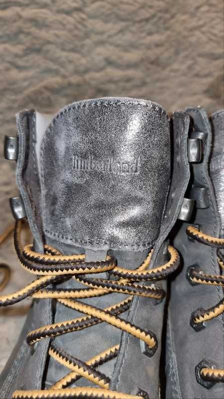 Timberland 6 Inch London Square Grey Leather A28TD