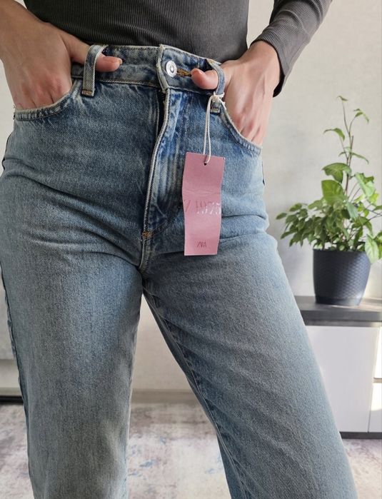 Джинсы Zara mom fit z1975 из премиум коллекции