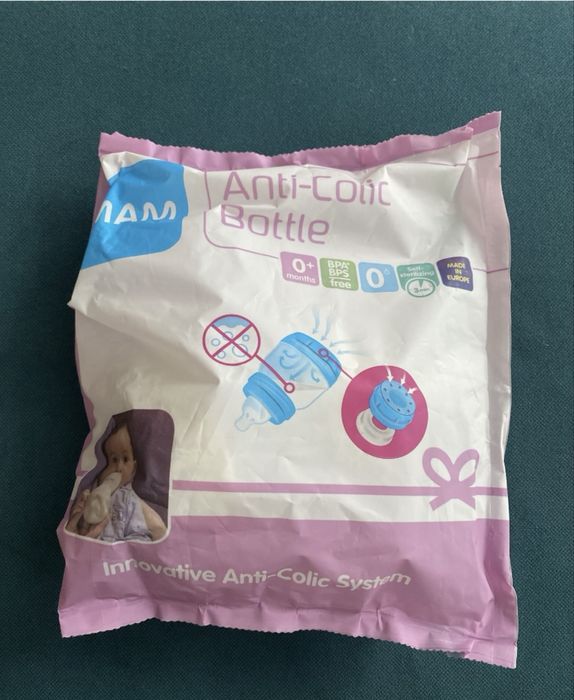 Butelka antykolkowa MAM 130ml ze smoczkiem