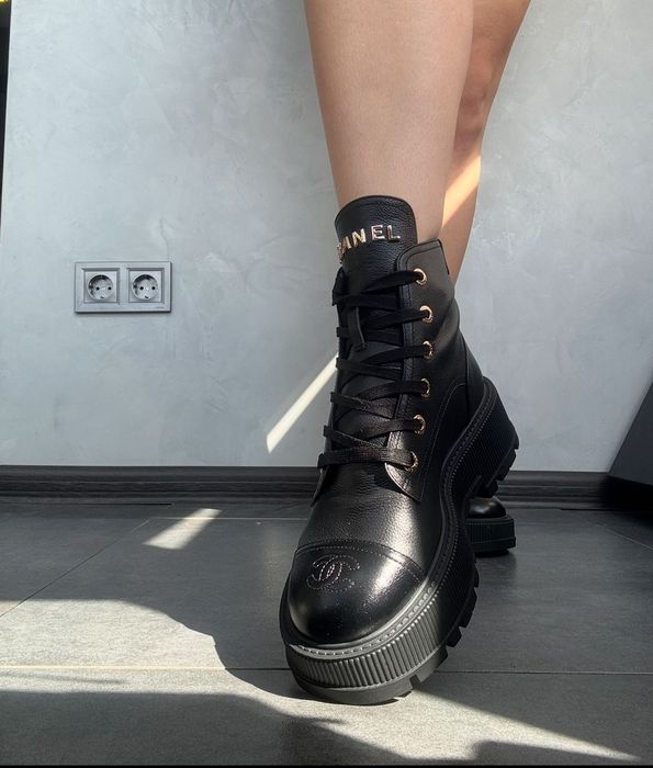 Skórzane botki Chanel! Premium! Pudełko+worek 36-41 od ręki