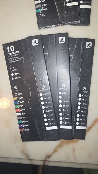 Tungsténios Tigzone 2.4mm / 3.2mm WL15 Gold