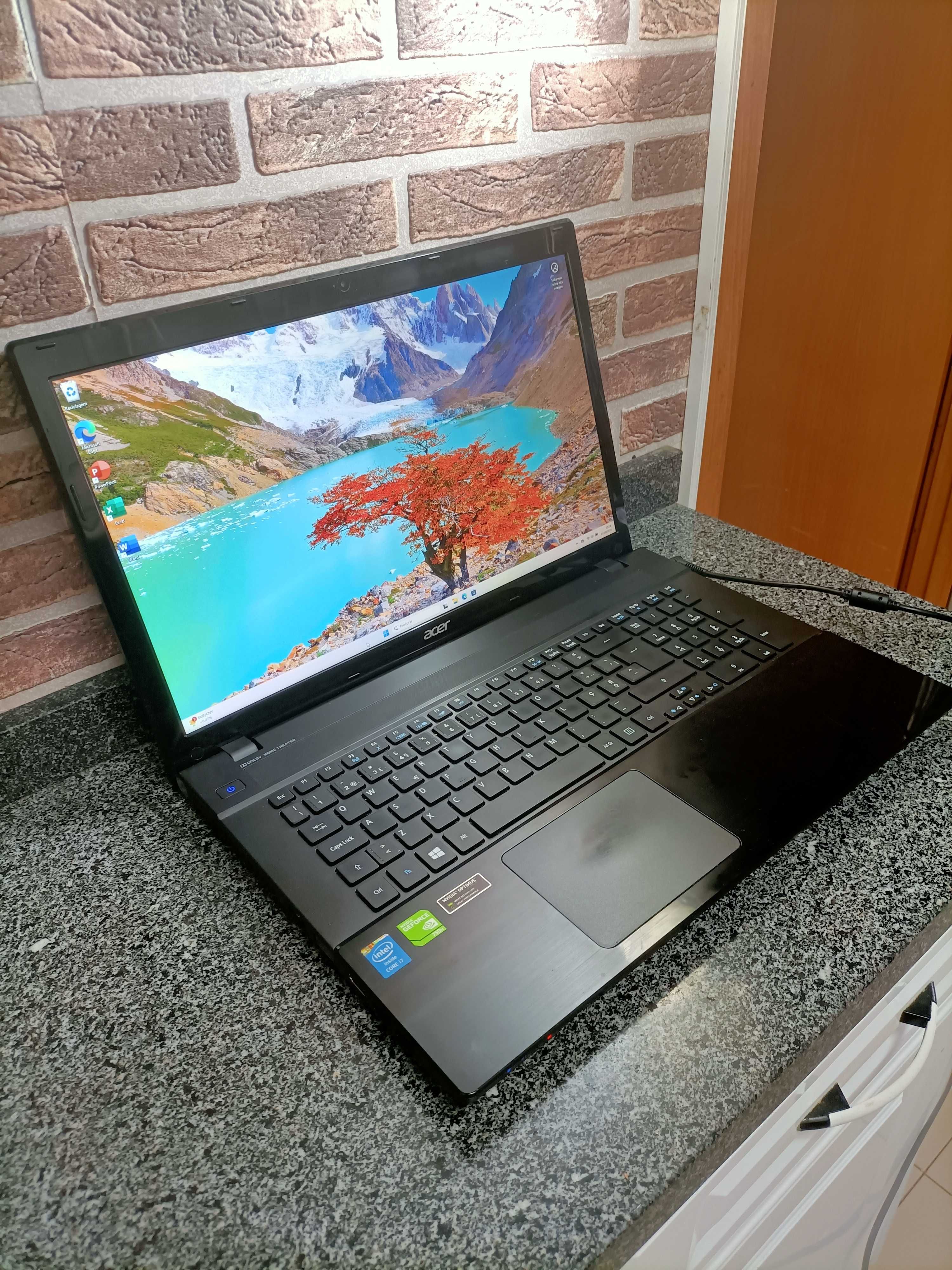 Acer Aspire V3-772G core i7 RAM 8gb SSD 128gb +HD 750gb