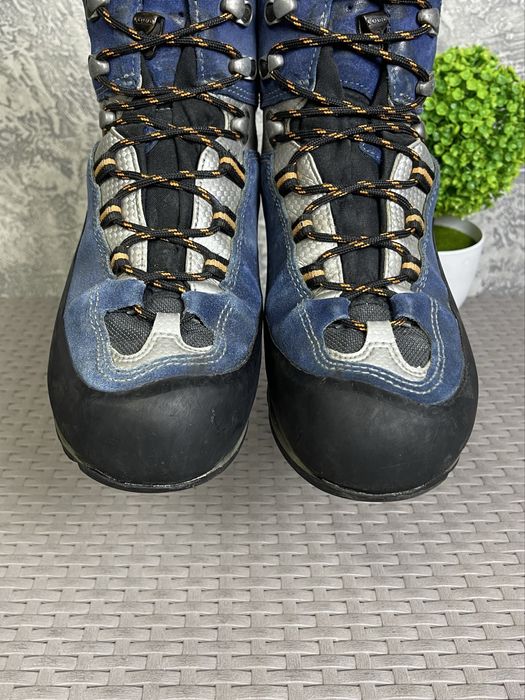 Lowa gore-tex ботинки 43-44 размер кожаные трекинговые синие