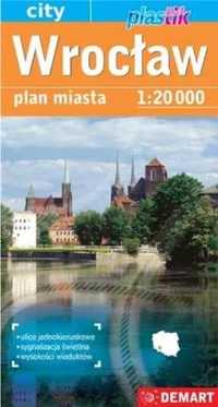 Wrocław - plan miasta plastik 1:20 000 - praca zbiorowa