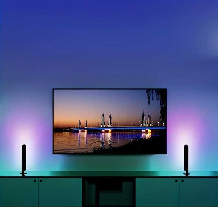 Lampka LED RBG, zestaw listew świetlnych LED (2szt.)