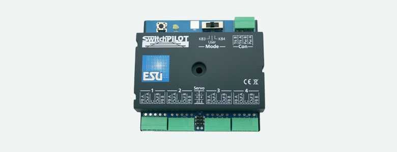 Comboios H0 N, Decoders Switch Pilot ESU, varios