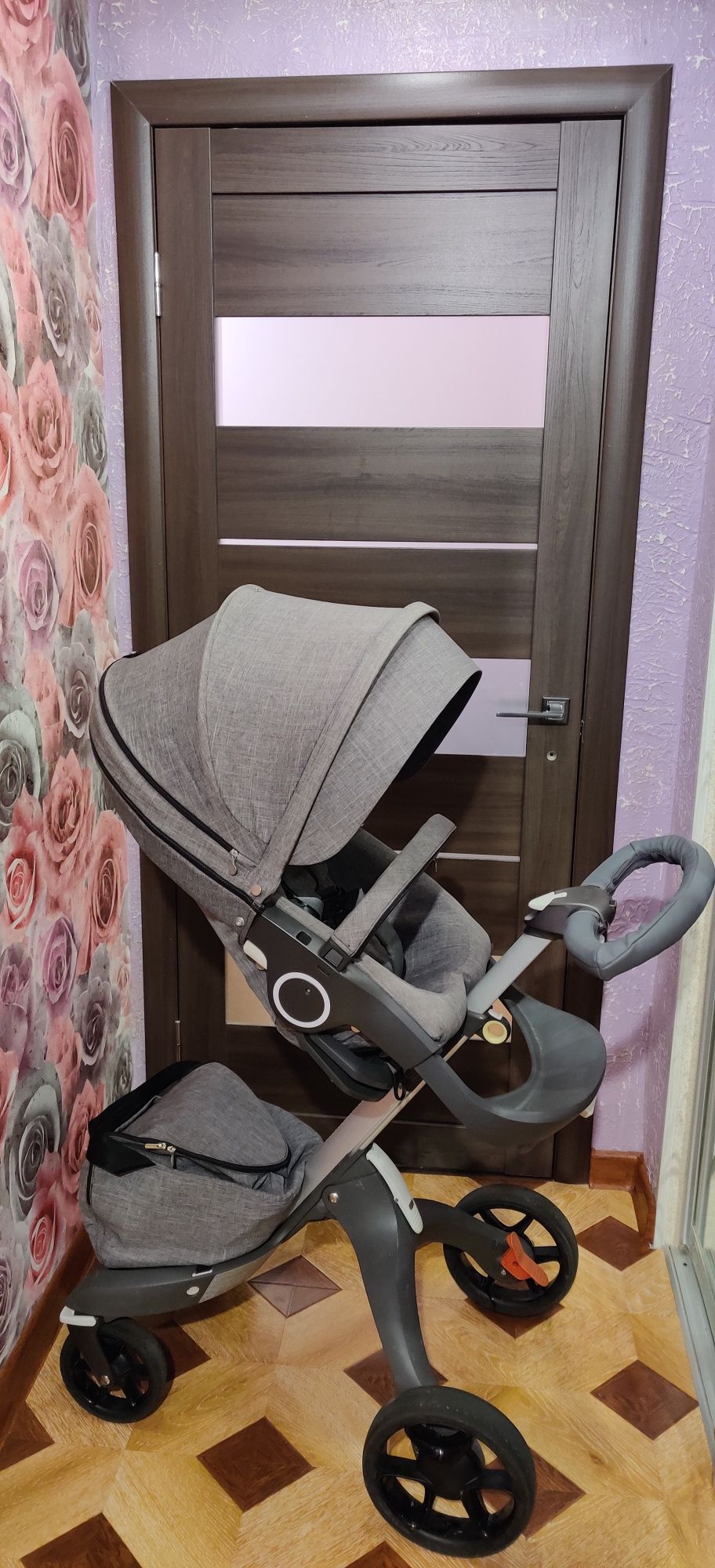 Каляска оригінал Stokke Xplory v5. 3в1 + зимовий і літній комплект