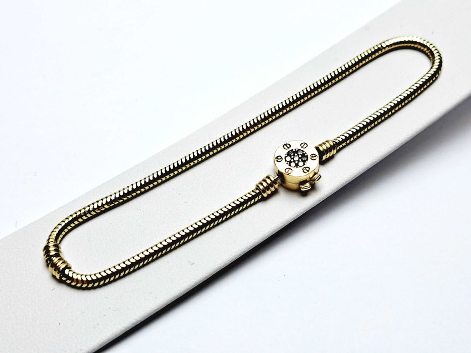 Złota bransoletka na zawieszki typu Charms 14K [585, 7,73G, 19CM]