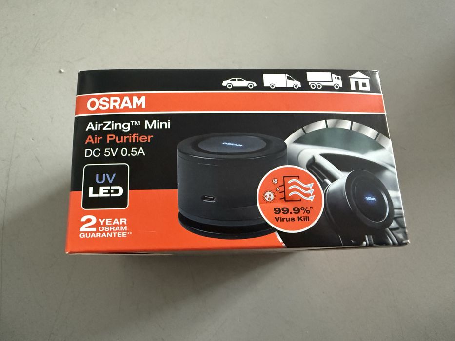 Samochodowy jonizator powietrza OSRAM AirZing Mini Air Purifier NOWY