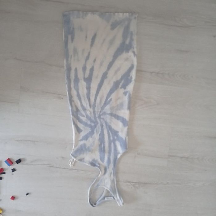 Sukienka prążek obcisła wycięcia Zara 36 s