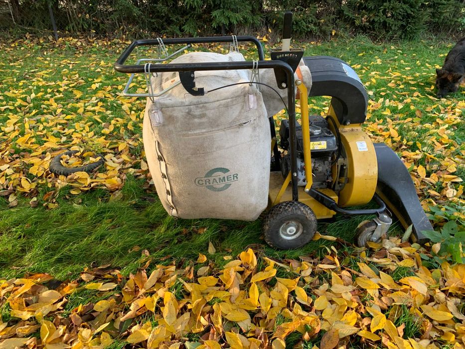 Odkurzacz do liści Cramer Honda GX 160 5,5KM Napęd Zamiatarka