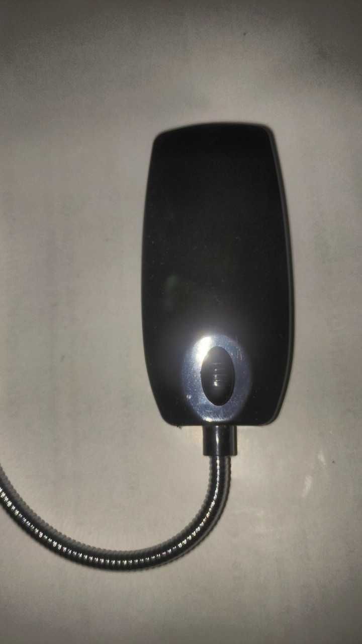 Яркая светодиодная USB лампа на гибкой ножке. USB LED от павербанка