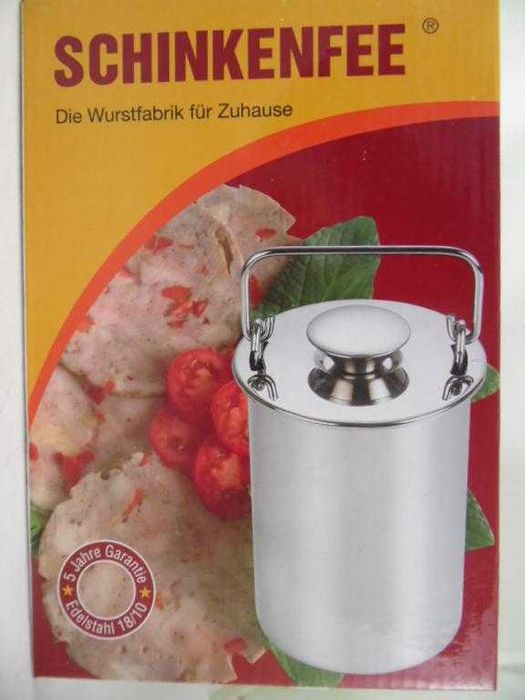 Szynkowar praska schinkenfee stal nierdzewna edelstahl  bez woreczków