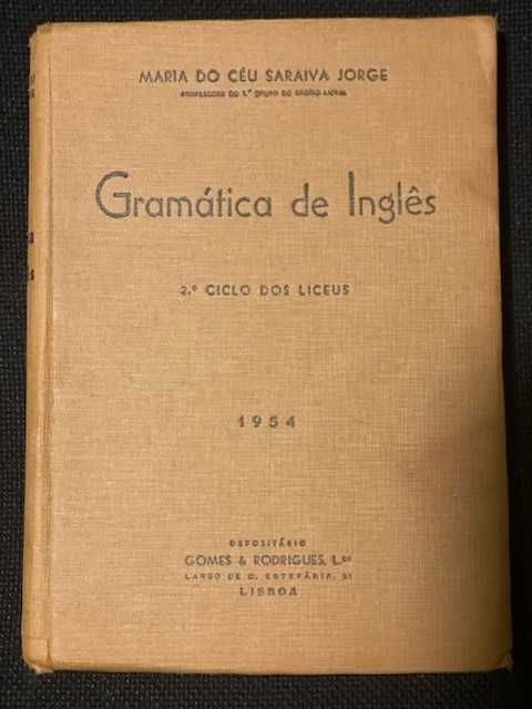 Livro Antigo – Gramática de Inglês [1954]
