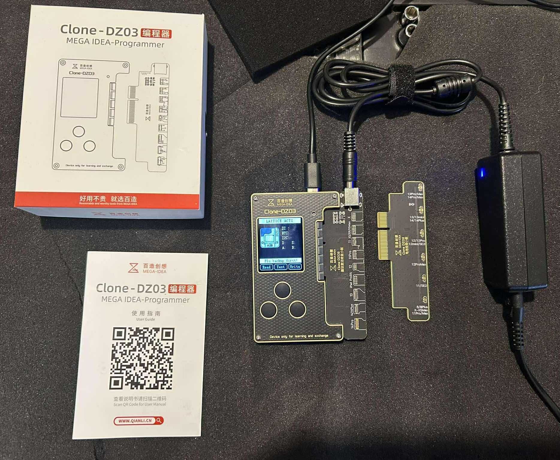 Programator FACE ID iPhone - CLONE-DZ03 2in1 Qianli Megia-Idea