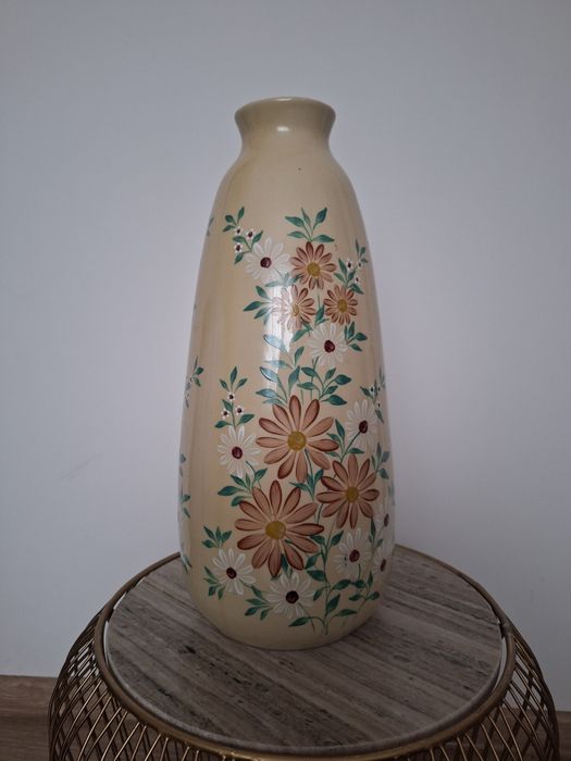 Śliczny retro vintage wazon Tułowice duży lata 60