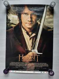 Plakat kinowy z filmu Hobbit niezwykła podróż