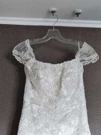 Suknia ślubna -koronka 176cm