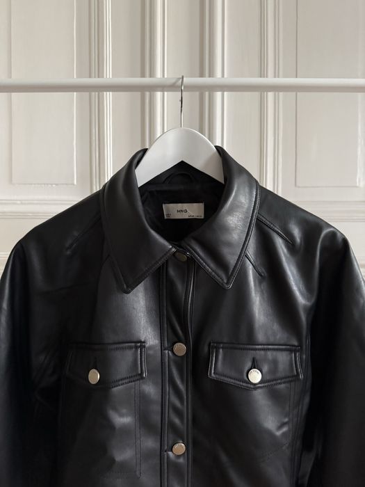 Mango Faux Leather Jacket - kurtka ze skóry ekologicznej