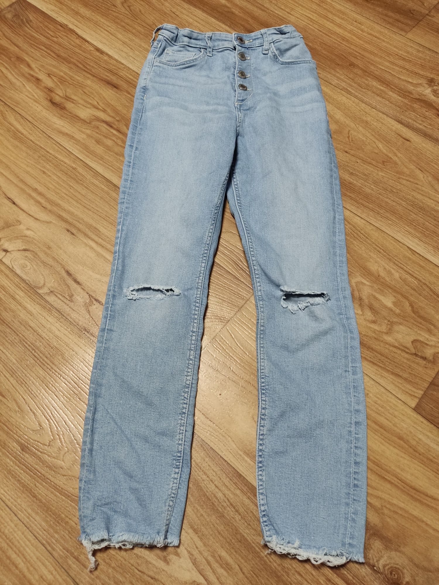 Spodnie jeans skinny fit 146 h&m