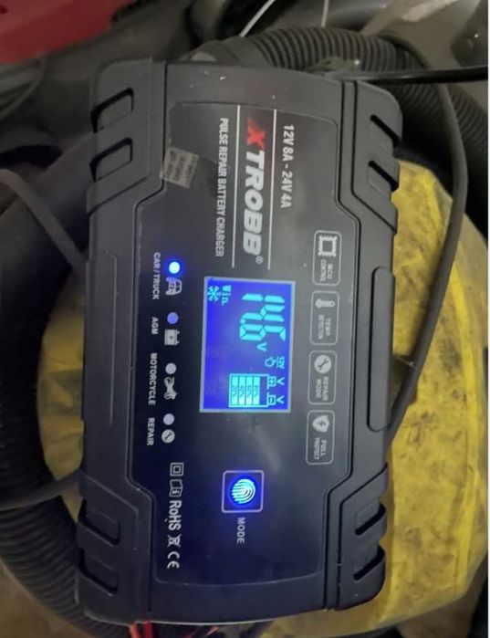 Automatyczny prostownik 12V 24V ładowarka funkcja naprawy konserwacji