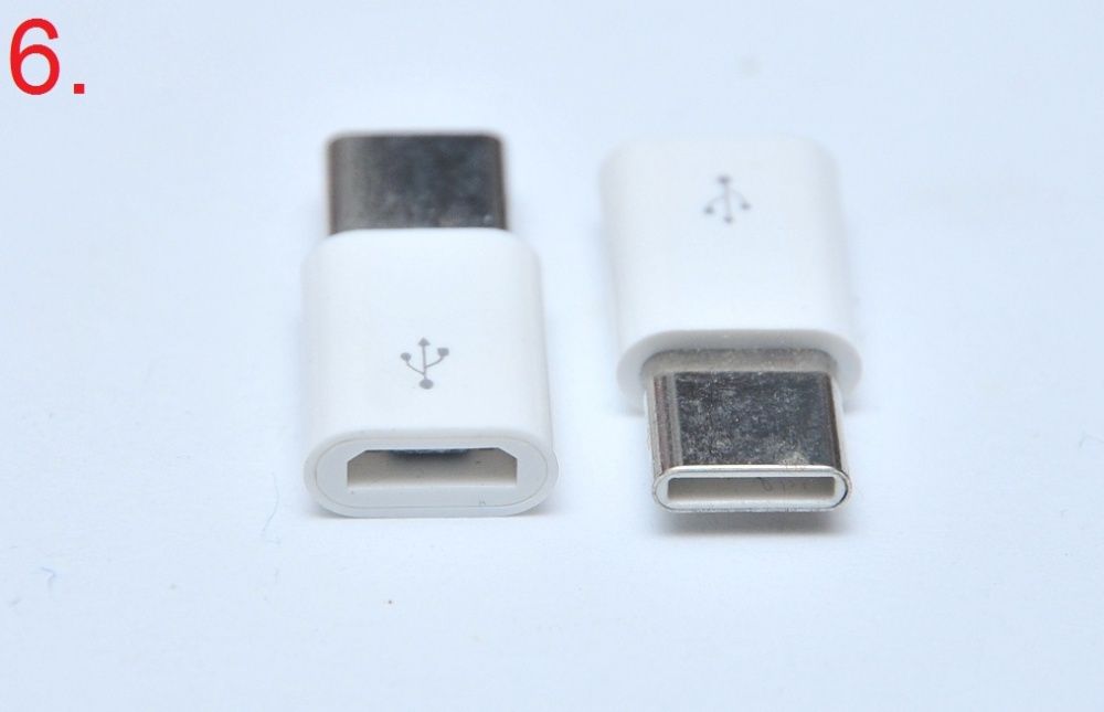 1шт и 2шт/набор OTG USB to Micro, Type-C переходники для флешки