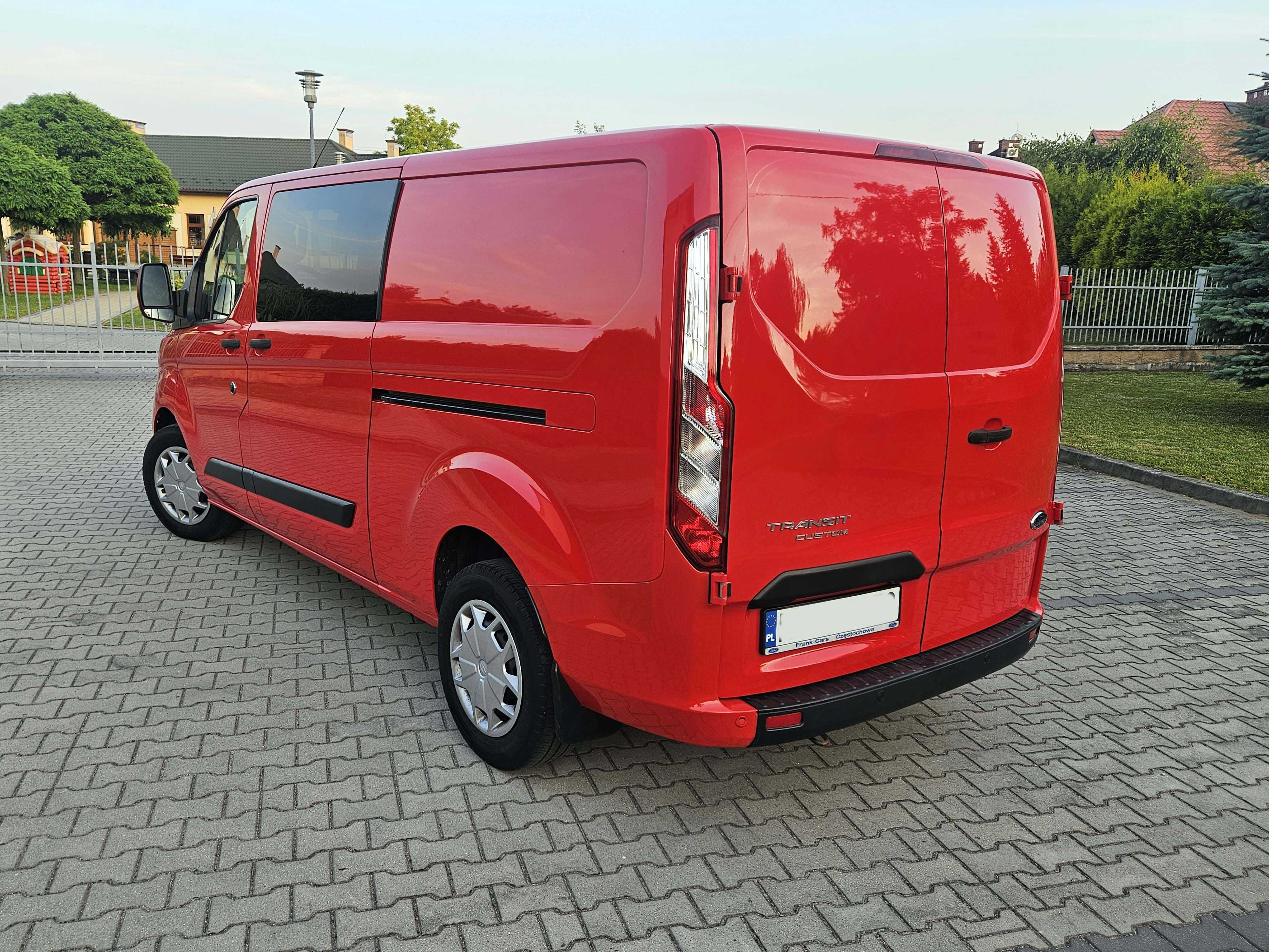 Ford Transit Custom 2.0 130KM Long Brygadówka VAT 23%