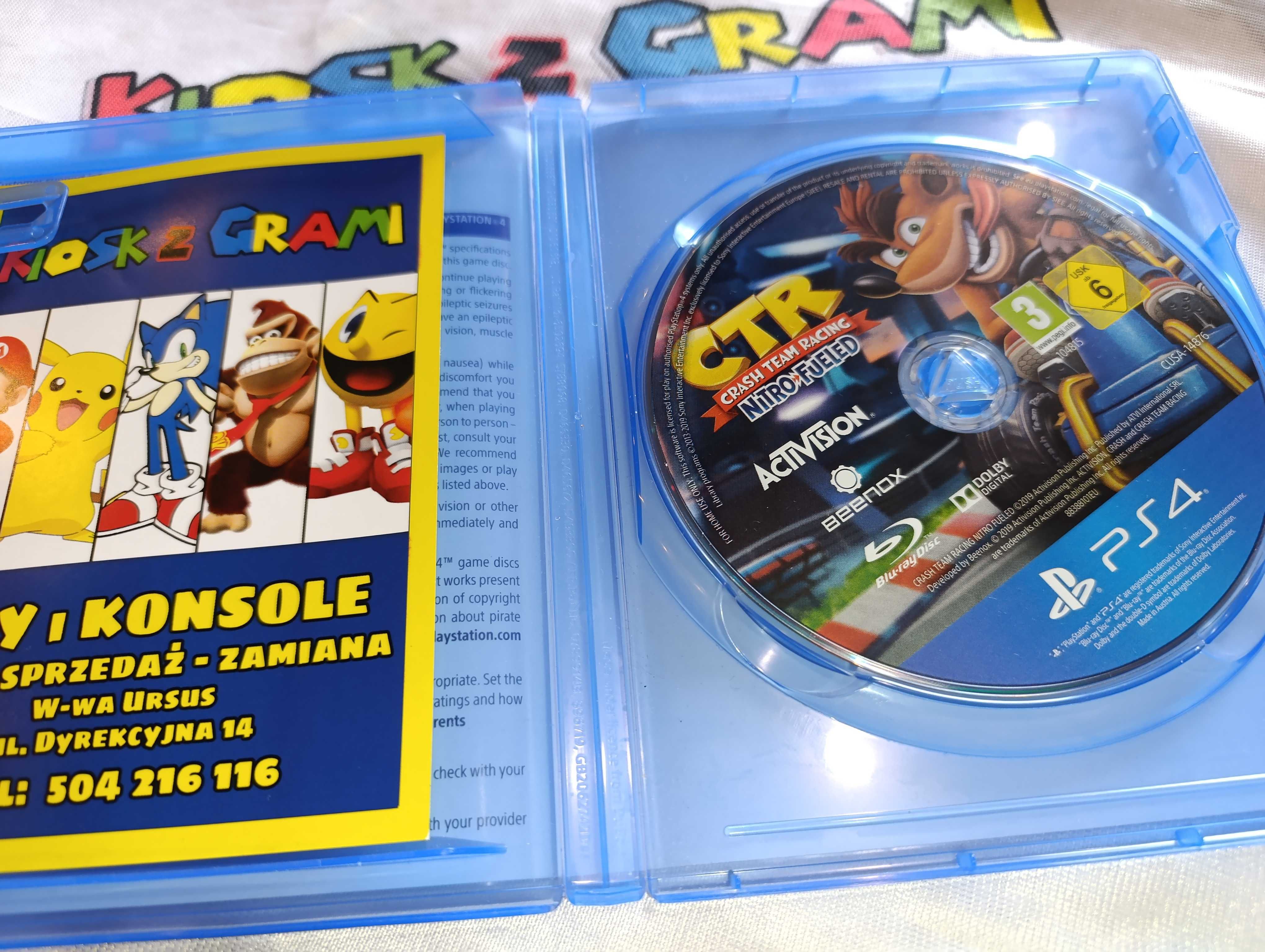 Crash Team Racing Nitro Fueled PS4 mozliwa zamiana sklep Ursus