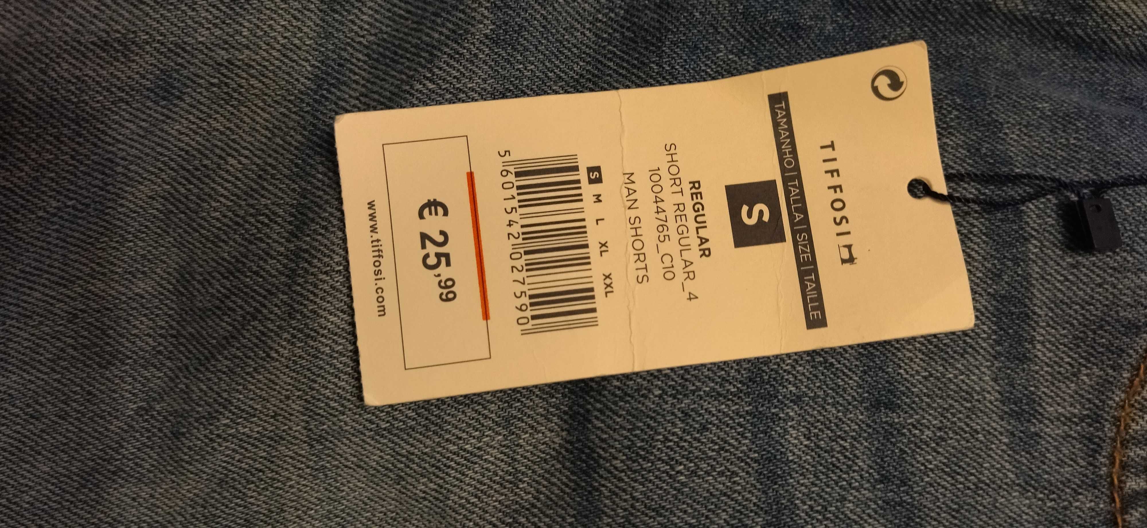 Calção Jeans Tiffosi - S - Novo preço