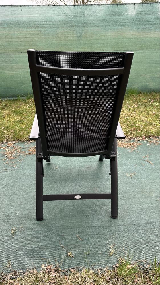 Krzesło kempingowe LOMMA czarne