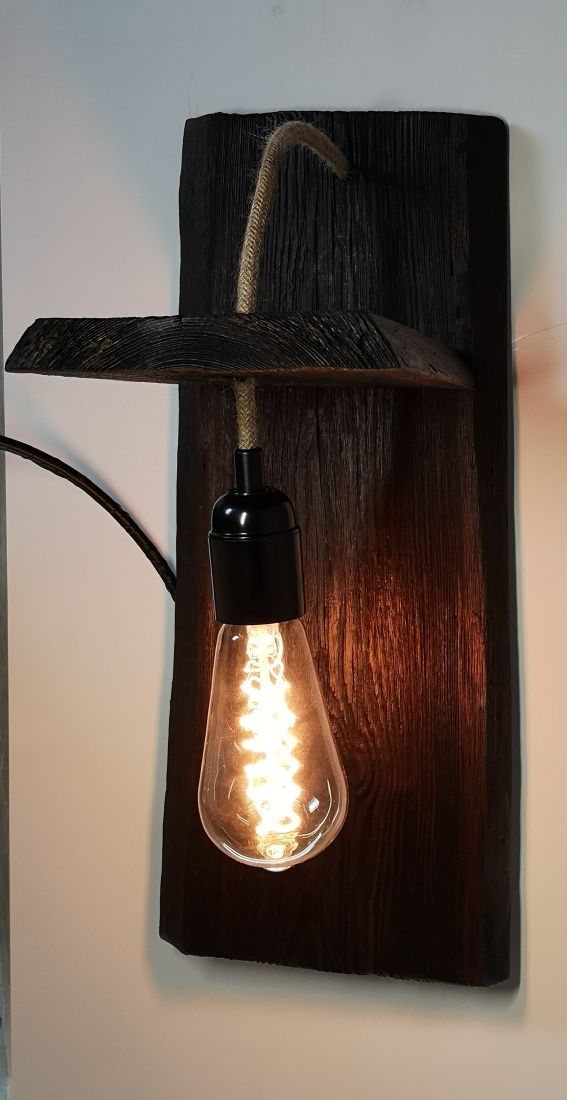 Kinkiet Retro, Loft, Design, Naturalne piękno, lampa i inne