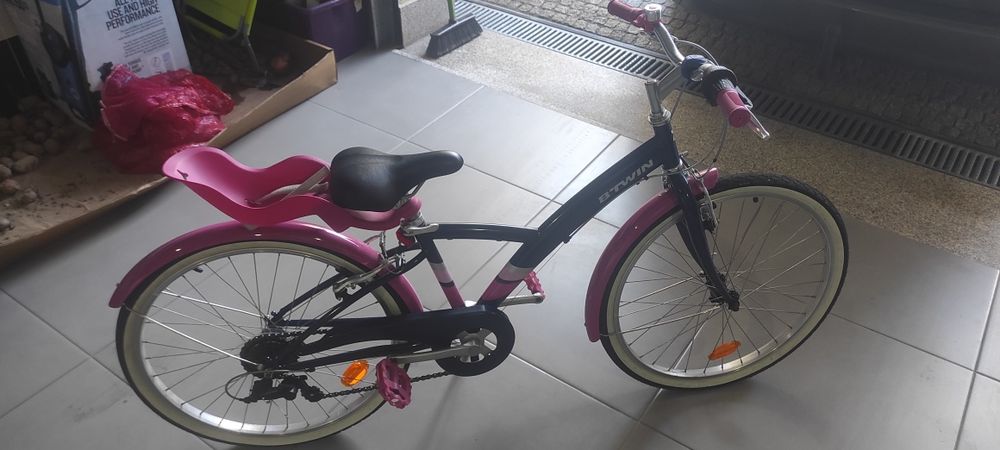 Bicicleta de menina Decathlon roda 24'